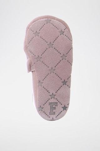 Chinelos de quarto Poppy - Prateado e rosa