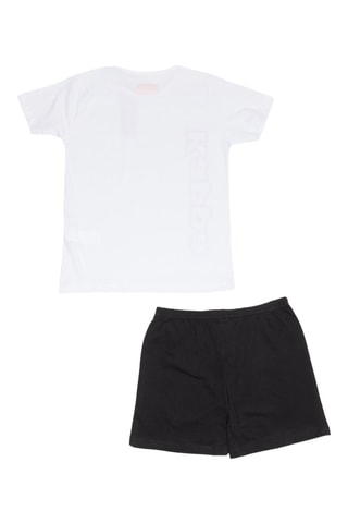 T-shirts e calções - Branco, preto e rosa