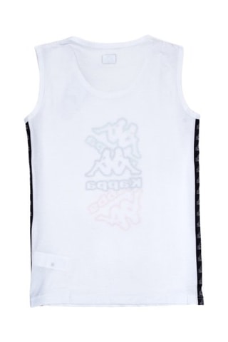 Camisola de alças e calções - Branco, preto e verde