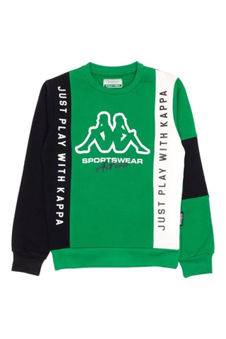 Conjunto sweat e calças de treino - Preto e verde
