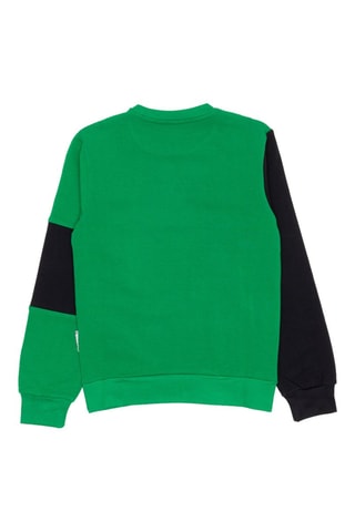 Conjunto sweat e calças de treino - Preto e verde