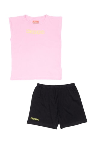 T-shirts e calções - Preto e rosa