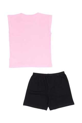 T-shirts e calções - Preto e rosa