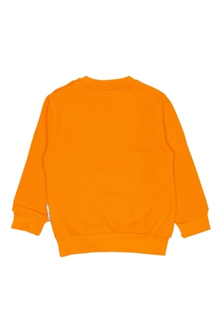 Conjunto sweat e calças de treino - Preto e laranja