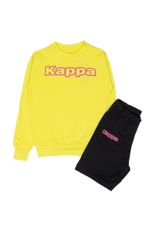 Sweat e calças - Preto, amarelo e rosa