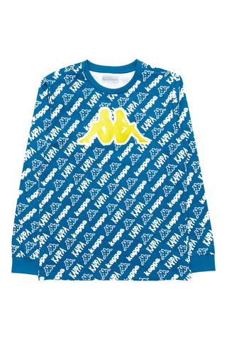 T-shirt - Branco e azul