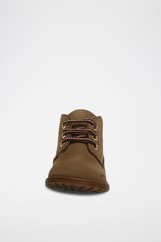 Boots em nobuck Stambecco - Castanho e preto