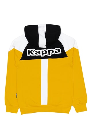 Conjunto sweat com capuz e calças de treino - Preto e amarelo