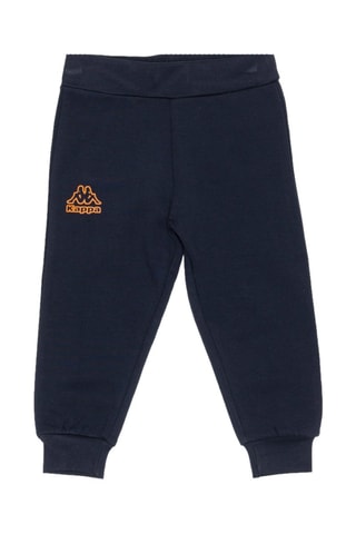 Conjunto sweat e calças de treino - Azul e laranja