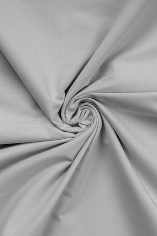 2 federe in raso di cotone Oxford - Grigio chiaro