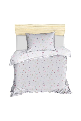 Parure copripiumino in cotone 57 fili/cm² Cappi - Bianco e blu