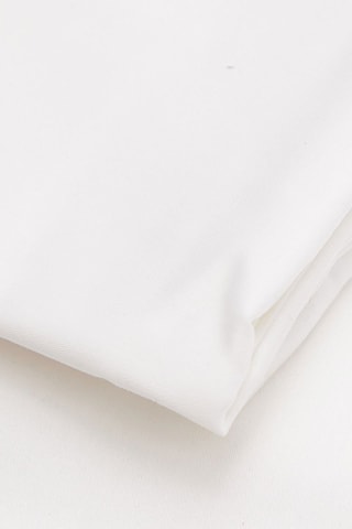 Lenzuolo sotto in raso di cotone 82 fili/cm² - Bianco