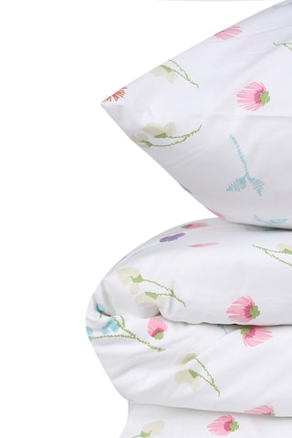 Parure copripiumino in cotone 57 fili/cm² Cappi - Bianco e blu