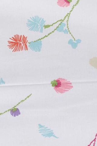 Parure copripiumino in cotone 57 fili/cm² Cappi - Bianco e blu