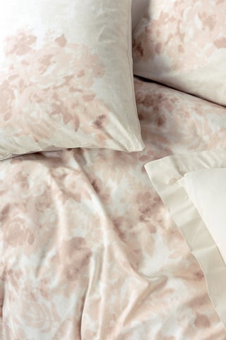 Parure copripiumino in cotone 57 fils/cm² Vestige - Beige