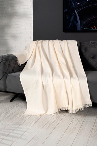 Plaid Alinda 228 g/m² - Crema - 170 x 230 cm
