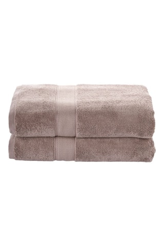 2 teli doccia Check - Beige - 70 x 140 cm