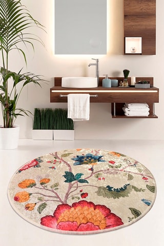 Tappetino bagno Arya DJT - Multicolore - 1 m