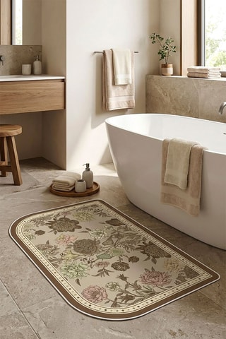 Tappetino bagno - Beige - 60 x 90 cm