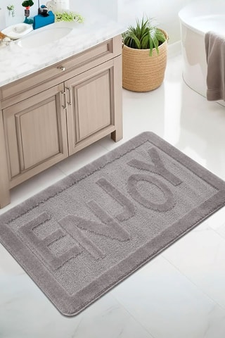 Tappetino bagno - Grigio - 60 x 100 cm