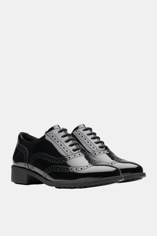Derbys en cuir verni Havisham Oak - Noir