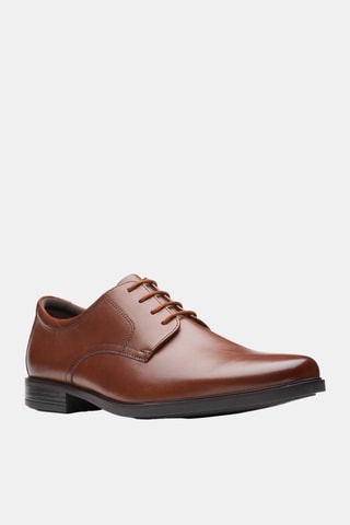 Derbys en cuir Howard Walk - Marron