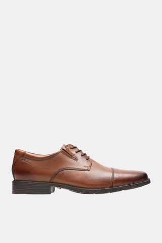 Derbys en cuir Tilden Cap - Marron