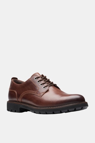 Derbys en cuir Batcombe Tie - Marron