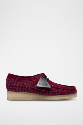 Mocassins compensés en cuir Wallabee - Bordeaux