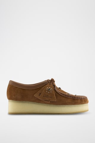 Mocassins plateformes en nubuck Wallacraft - Marron