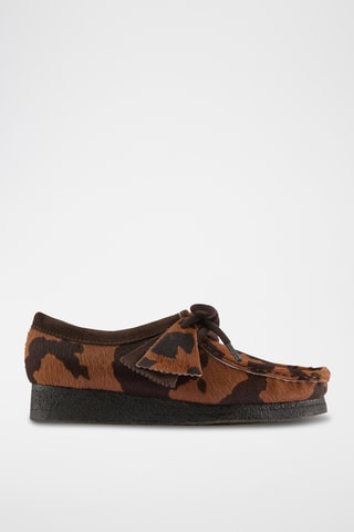 Mocassins compensés en cuir Wallabee - Marron