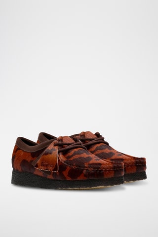Mocassins compensés en cuir Wallabee - Marron