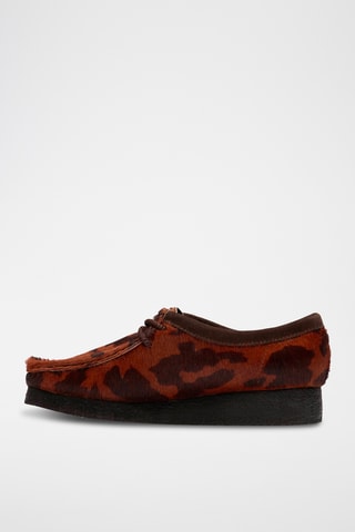 Mocassins compensés en cuir Wallabee - Marron