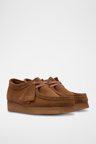 Mocassins en nubuck Wallabee - Marron