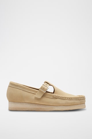 Salomés en nubuck Wallabee - Beige