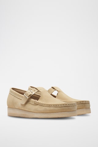 Salomés en nubuck Wallabee - Beige