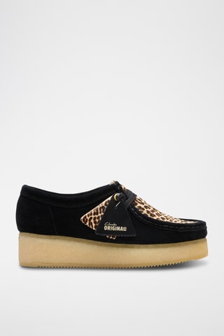 Mocassins plateformes en nubuck Wallacraft - Noir
