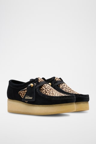 Mocassins plateformes en nubuck Wallacraft - Noir