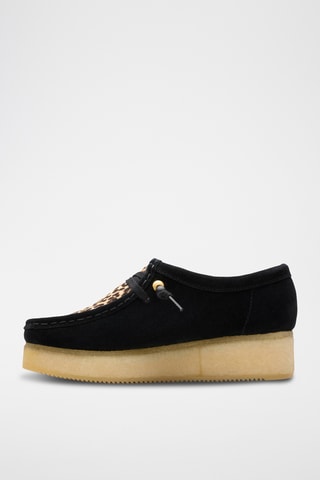 Mocassins plateformes en nubuck Wallacraft - Noir