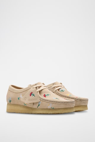Derbys en nubuck Wallabee - Taupe