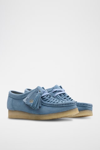 Mocassins en nubuck Wallabee - Ciel