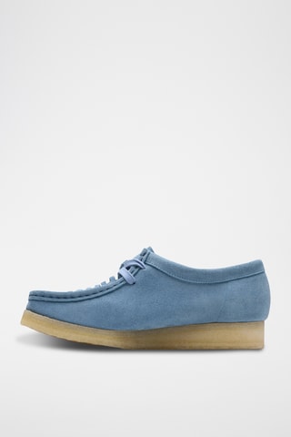 Mocassins en nubuck Wallabee - Ciel