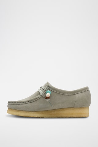 Mocassins en nubuck Wallabee - Gris