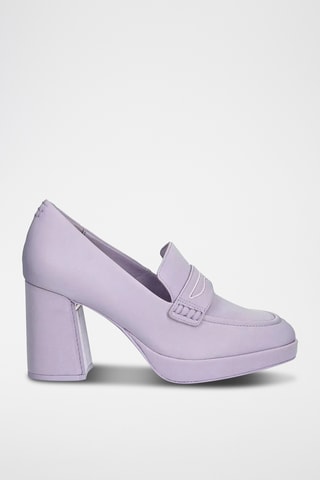 Mocassins plateformes en cuir Cur x Martine Rose - Lavande