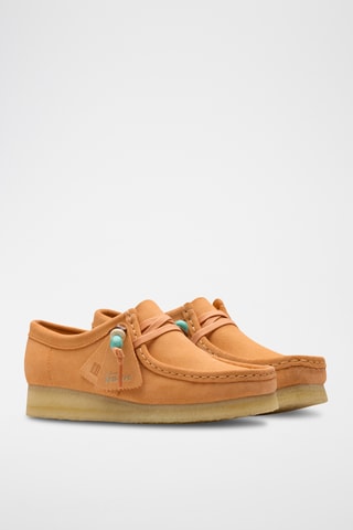 Mocassins en nubuck Wallabee - Orange