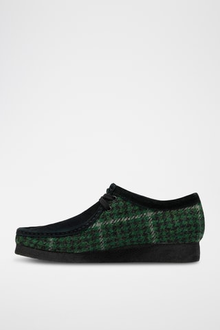 Mocassins compensés Wallabee - Vert