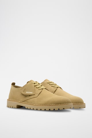 Derbys en nubuck Desert - Beige