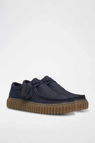 Derbys en nubuck Torhill - Bleu marine