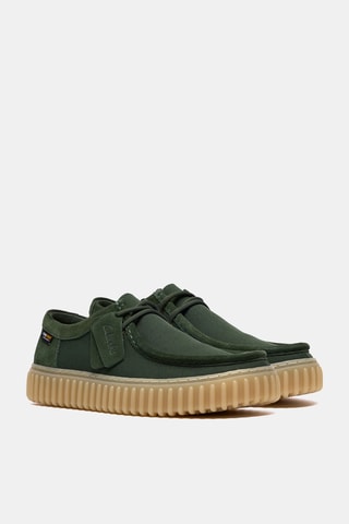 Derbys en nubuck Torhill - Vert