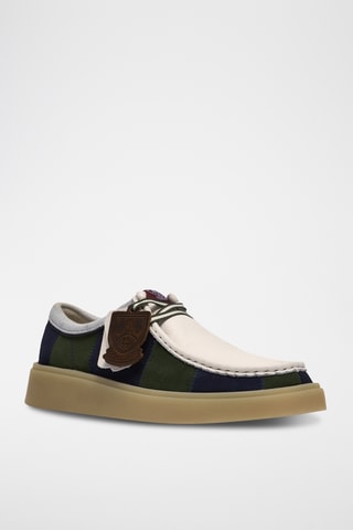 Derbys en cuir Torview - Vert et bleu marine